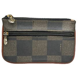 Fendi braune Lederhandtasche Braun