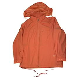 Yves Saint Laurent Orange Polyester Jacket Orange