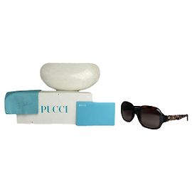 Occhiali da sole in plastica multicolore Emilio Pucci Multicolore