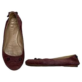 Balenciaga-BALENCIAGA Ballet flats T.EU 36.5 Leather-Brown