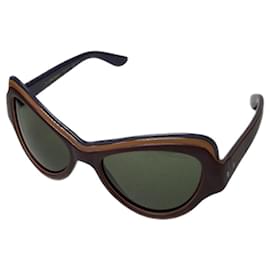 Lunettes de soleil en plastique violet Yves Saint Laurent Violet