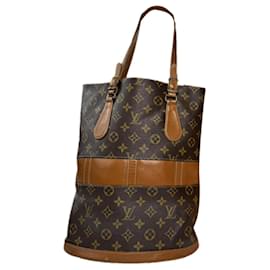 Louis Vuitton-LOUIS VUITTON Handbags T.  Leather-Brown