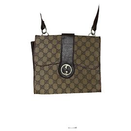 Gucci GG Marmont Animalier Grey Leather Handbag Grey
