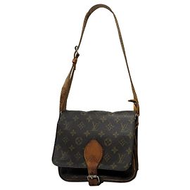 Louis Vuitton Bérangère  Brown Leather Handbag Brown