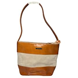 Gucci Horsebit 1955 Eimer Orange Polyester Handtasche Orange