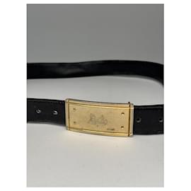 Céline-CELINE Belts T.cm 100 Leather-Black