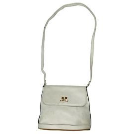 Courreges Bolso de cuero blanco Courrèges Blanco