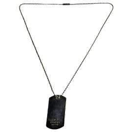 Gioielli in acciaio argento Gucci Argento