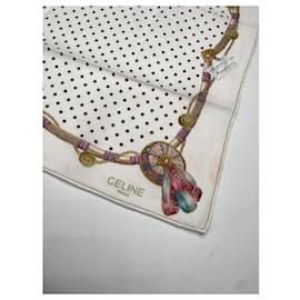 Céline-CELINE Scarves T.  Silk-Beige