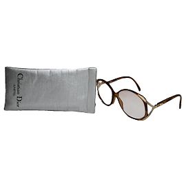 Óculos de sol de plástico marrom Dior Marrom