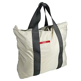 Prada White Polyester Handbag White