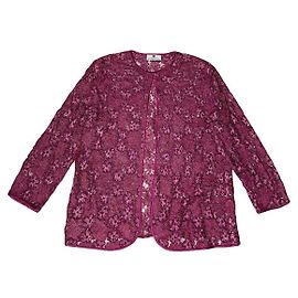 Jaqueta de poliéster roxa Givenchy Roxo