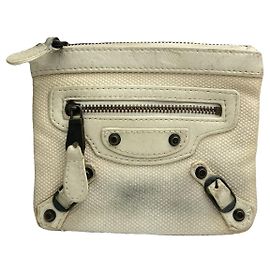 Bolso de algodón blanco Balenciaga Blanco