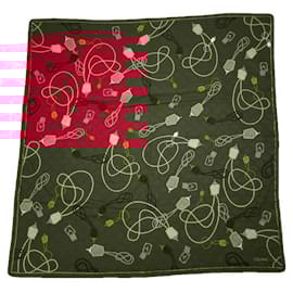 Céline-CELINE Silk handkerchief T.  Silk-Red