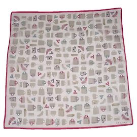Céline Fazzoletto in seta rosa Celine Rosa