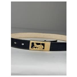 Céline-CELINE Belts T.cm 80 Leather-Black