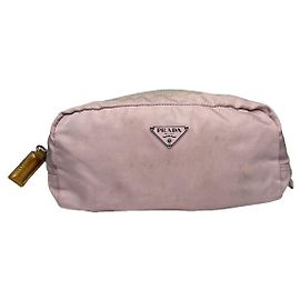 Pochette en polyester rose Re-edition de Prada Rose