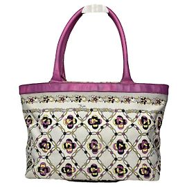 Bolsa de algodão roxa Emilio Pucci Roxo