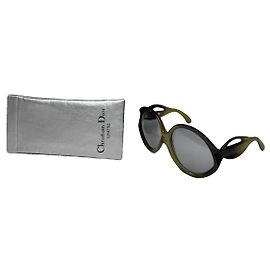 Dior Black Plastic Sunglasses Black