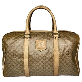 Céline Celine Gold Leder Handtasche Golden