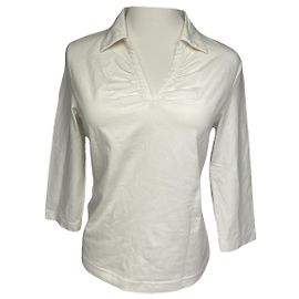 Courreges Prenda de punto de algodón blanco Courrèges Blanco