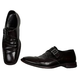 Prada-PRADA Flats T.EU 42.5 Leather-Brown