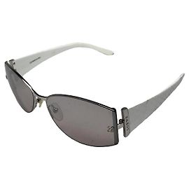 Loewe White Plastic Sunglasses White