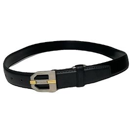 Cinto de couro preto Dior Preto