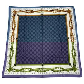Céline-CELINE Scarves T.  Silk-Blue