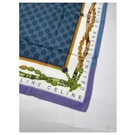 Céline-CELINE Scarves T.  Silk-Blue