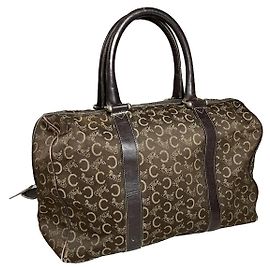 Céline Bolsa de couro marrom Celine Marrom