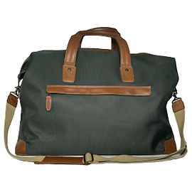 Borsa da viaggio in cotone verde Missoni Verde