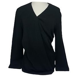 Gianni Versace Black Wool Knitwear Black