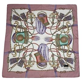 Céline-CELINE Silk handkerchief T.  Silk-Pink