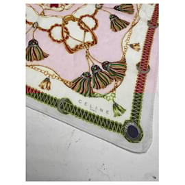 Céline-CELINE Scarves T.  Silk-Pink