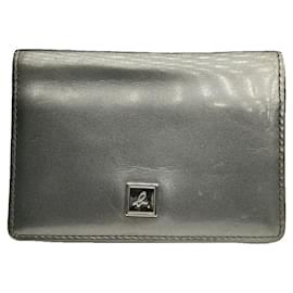 Autre Marque-NON SIGNE / UNSIGNED Purses, wallets & cases T.  Patent leather-Silvery