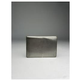 Autre Marque-NON SIGNE / UNSIGNED Purses, wallets & cases T.  Patent leather-Silvery