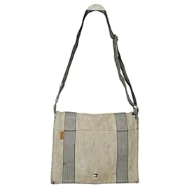 Bolso de algodón blanco Hermès Blanco