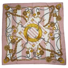 Céline-CELINE Silk handkerchief T.  Silk-Pink