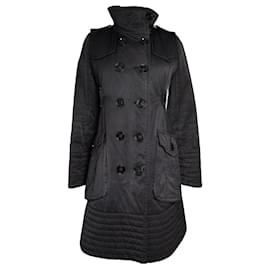 Burberry-BURBERRY Trench coats T.International S Polyester-Black