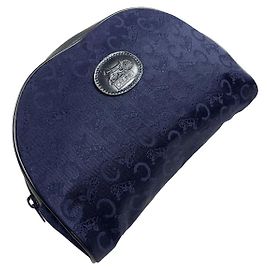 Céline Pochette en polyester bleu Celine C charm Bleu