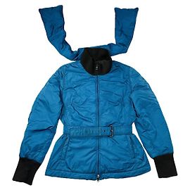 Manteau en polyester bleu Prada Bleu