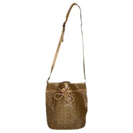 Céline Borsa a secchiello in pelle marrone Celine Marrone