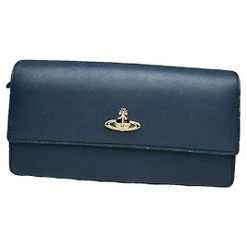 Vivienne Westwood Blue Leather Wallet Blue