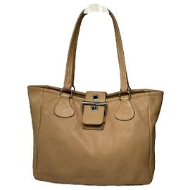 Bolsa de couro marrom Prada Bibliothèque Marrom