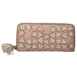 Loewe Puzzle Pink Leather Wallet Pink
