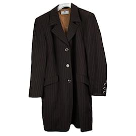 Givenchy-GIVENCHY Trench coats T.International XL Wool-Brown
