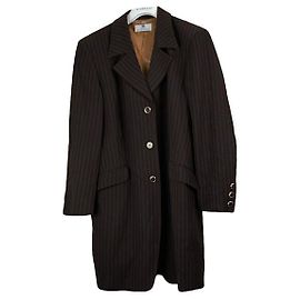 Trench coat de lã marrom Givenchy Marrom