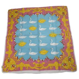 Versace Pink Silk Scarf Pink