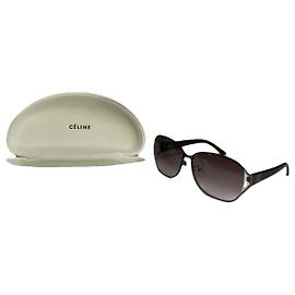 Céline Óculos de sol de plástico roxo Celine Roxo
